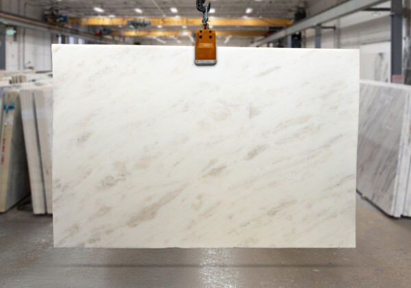 Bianco Rhino Supreme Honed Marble Slab 48391-1-11