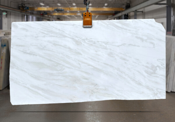 Bianco Rhino Supreme Honed Marble Slab 48188-1-10