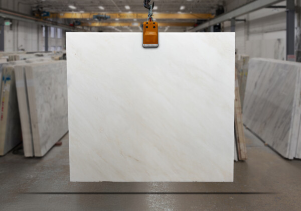 Bianco Rhino Supreme Honed Marble Slab 49610-1-13