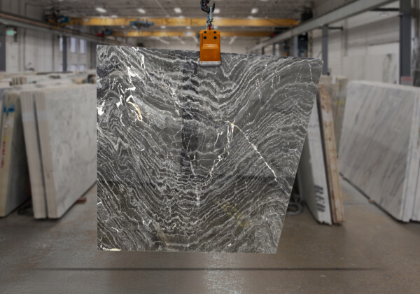 Fusion Black Polished Marble Slab 57.5X60