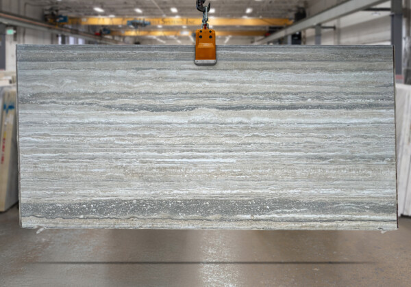 Travertino Silver Honed Travertine Slab 48188-1-1