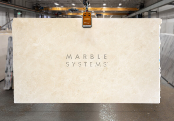 Crema Marfil Polished Marble Slab Random Image