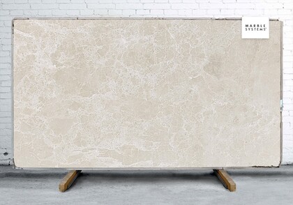 Desert Cream Polished Marble Slab Random Image