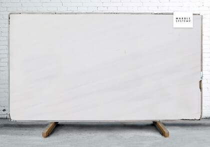 Snow White Polished Marble Slab Random Image