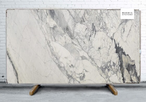 Calacatta Arabescato Polished Marble Slab Random
