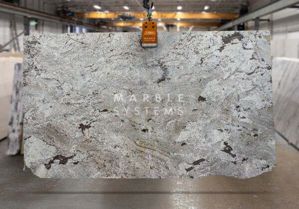 River White Polished Granite Slab Random Image