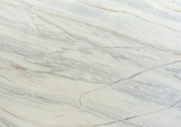 Bianco Lasa Vena Polished Marble Slab Random