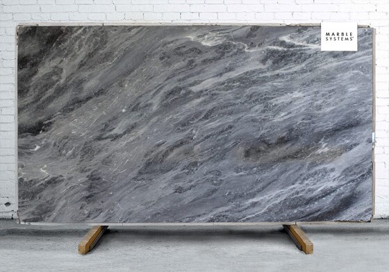 New Blue De Savoie Polished Marble Slab Random