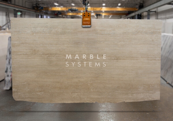 Travertino Navona Polished Travertine Slab Random Image