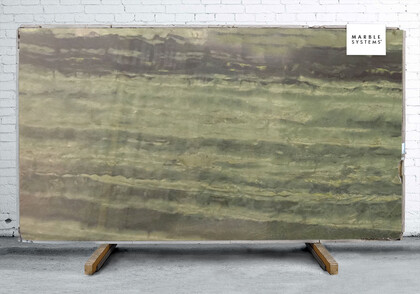 Verde Bamboo Vein Cut Polished Quartzite Slab Random Image