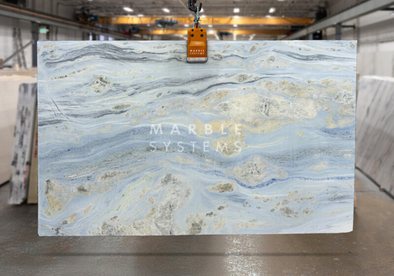 Calacatta Cielo Polished Marble Slab Random