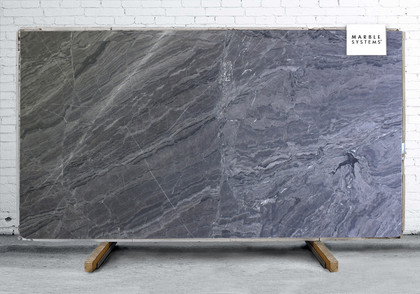 Ebony Gray Polished  Marble Slab Random Image