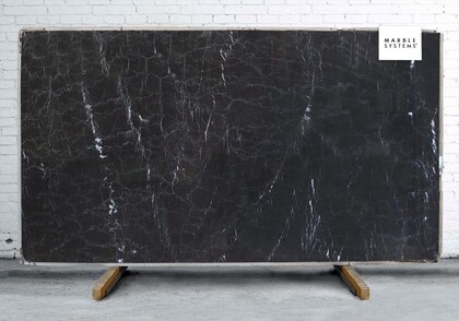 Pietra Black Polished Marble Slab Random Image