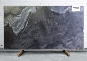Fantasy Black Textured Quartzite Slab Random