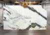 White Steel Polished Marble Slab Random Image