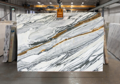 Calacatta Picasso Classic Polished Marble Slab Random
