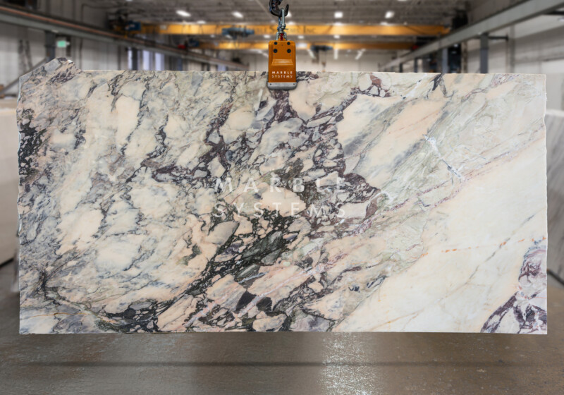 Calacatta Breccia Violetta Polished Marble Slab Random