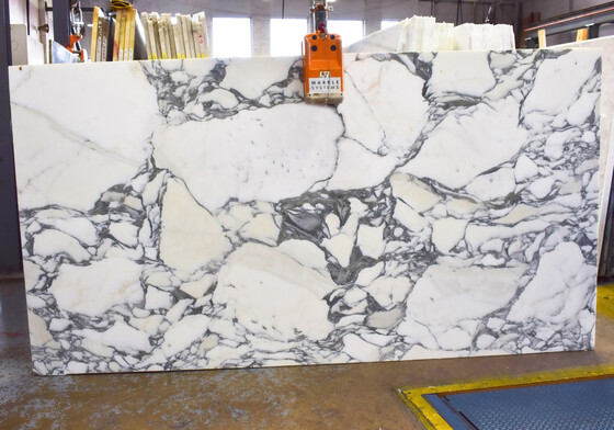 Arabescato Corchia Classic Honed  Marble Slab Random Image