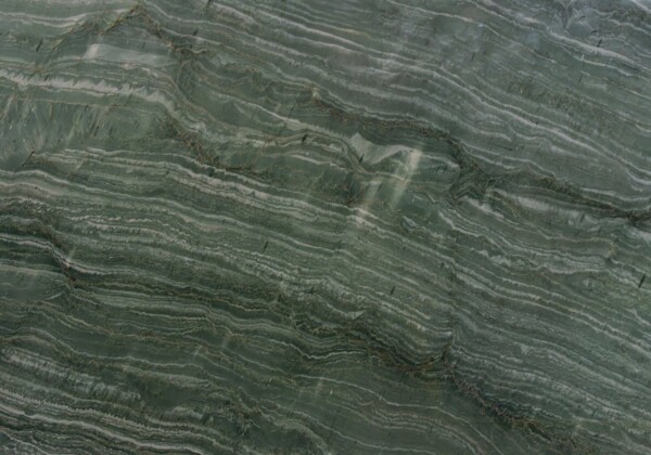 Vivid Green Polished Quartzite Slab Random