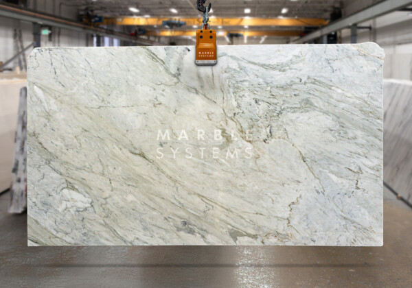 Calacatta Cremo Classic Polished Marble Slab Random Image