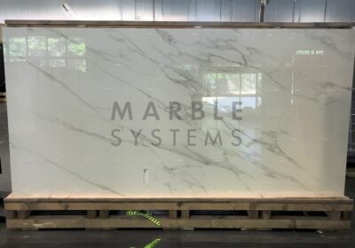 Statuario Mich A Lappato Lucido Porcelain Slab 64x128