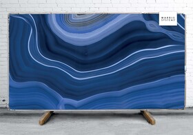 Agata Blu B Lappato Lucido Porcelain Slab 64x128