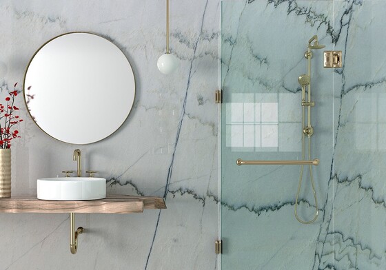 White Macaubas Polished  Quartzite Slab Random (SL10053)