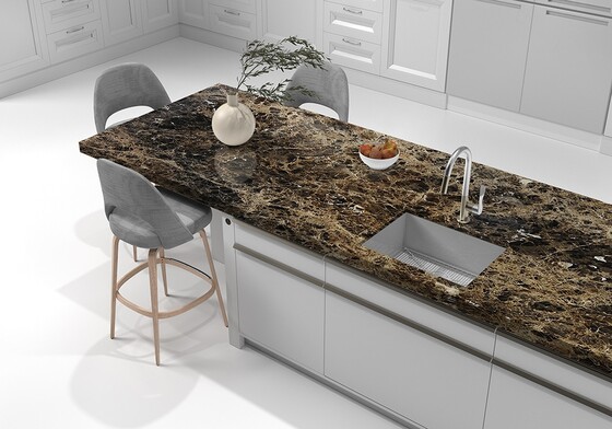 Emperador Dark Polished Marble Slab Random (SL10332)