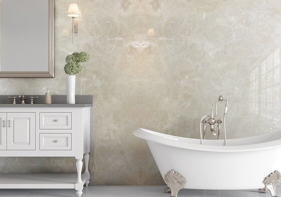 Crema Marfil Polished  Marble Slab Random (SL10337)