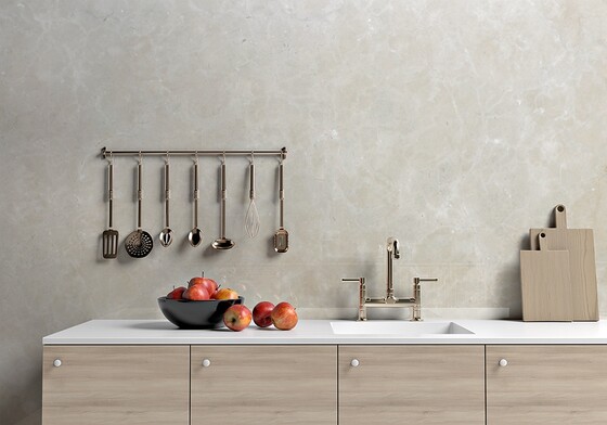 Crema Marfil Polished  Marble Slab Random (SL10337)