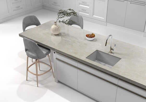 Crema Marfil Polished  Marble Slab Random (SL10337)