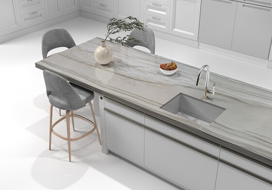 Haisa Dark Polished Marble Slab Random (SL10451)