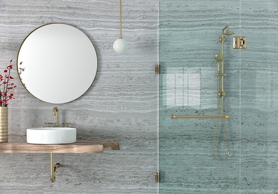 Haisa Light Polished  Marble Slab Random (SL10456)