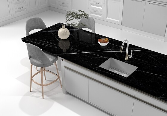 Negro Marquina Polished Marble Slab Random (SL10499)