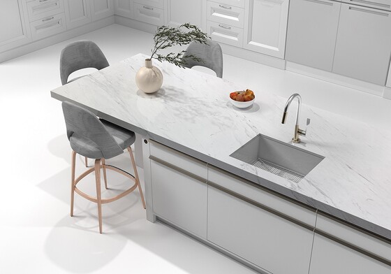 Bianco Sivec Polished  Marble Slab Random (SL11166)