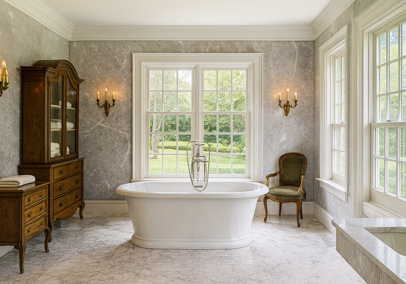 Allure Honed Marble Slab Random (SL11465)