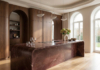 Red Bordeaux Honed Marble Slab Random (SL11570)