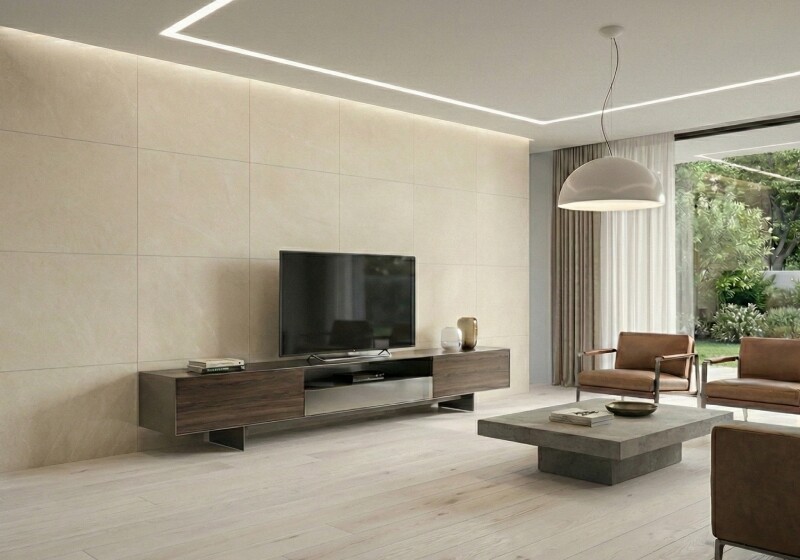 Champagne Belmont Honed Limestone Slab Random (SL11608)