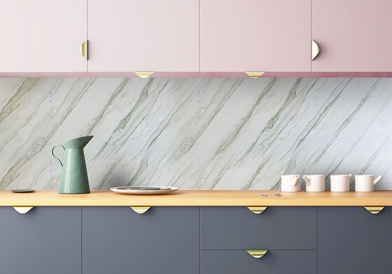 Alga Green Polished  Marble Slab Random (SL90079)