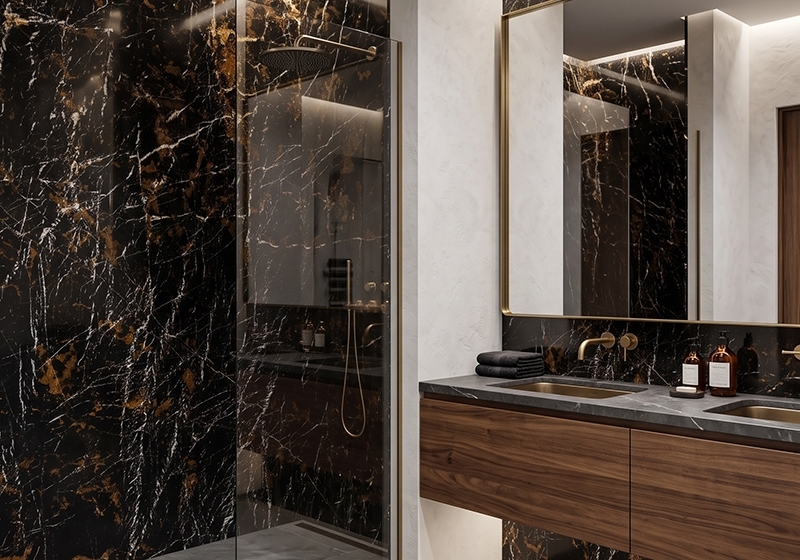 Port Laurent Polished Marble Slab Random (SL90112)