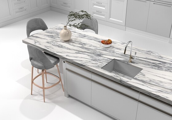 Arabescato Corchia Honed Marble Slab Random (SL90265)
