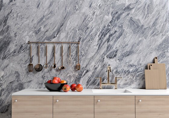 Bardiglio Nuvolato Polished Marble Slab Random (SL90387)