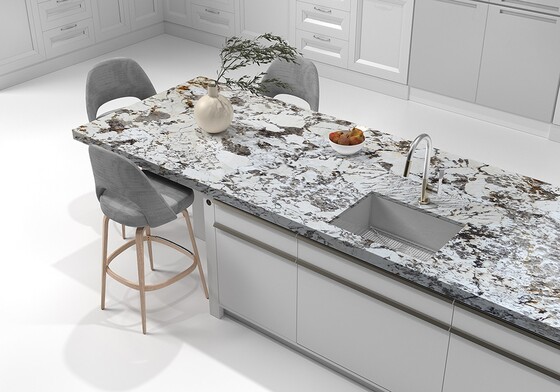 Alpinus Polished Granite Slab Random (SL90463)