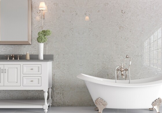 Biancone Polished Marble Slab Random (SL90470)