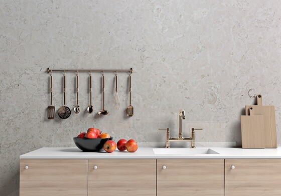 Biancone Polished Marble Slab Random (SL90470)