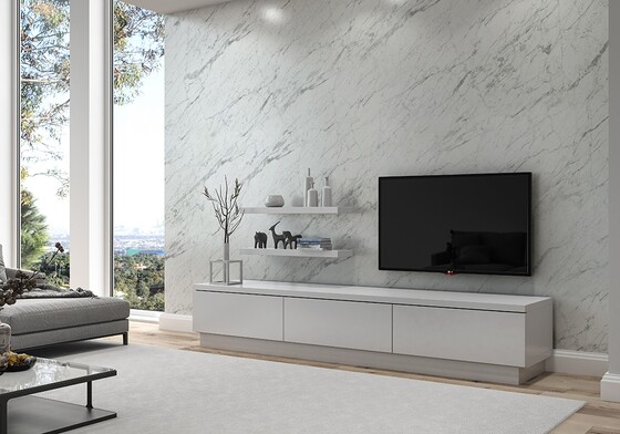 Statuarietto Honed Marble Slab Random (SL90511)