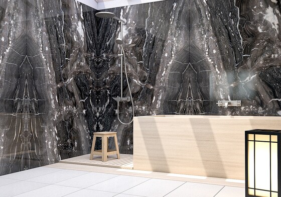 Arabescato Orobico Polished Marble Slab Random (SL90545)