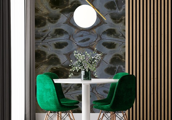 Losa de granito pulido Illusion, diseño aleatorio (SL90558)