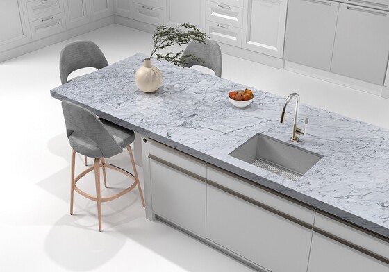 Bianco Gioia Polished  Marble Slab Random (SL90612)