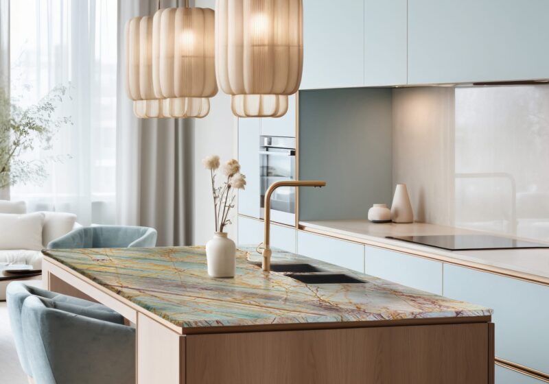 Alexandrita Polished Quartzite Slab Random (SL90715)